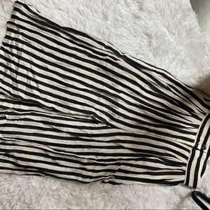 Flared Striped Pants